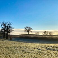 IMG_0427 The countryside at the top of Bellfountain Road.