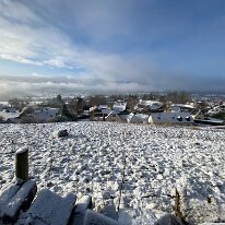 IMG 0493  Lokking over the town on a snowy morning.